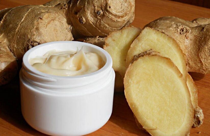 Treatment of cervical osteochondrosis with ginger ointment